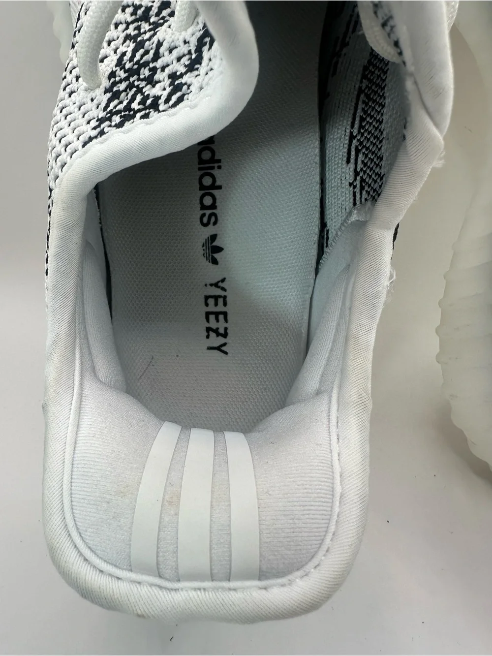 adidas Yeezy Boost 350 V2 White Black with Red Accent